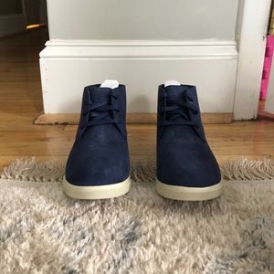Under Armour Navy Suede Boys Shoes